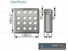 0801 Амортизатор 120х120х40мм_1