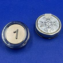 0875 Кнопка AMETAL INOX 1