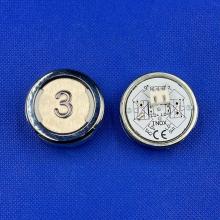 1077 Кнопка AMETAL INOX 3