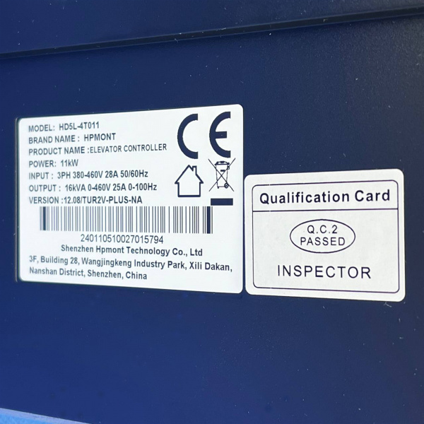 2886 Преобразователь частоты HD5L-4T011 25A 11kW_