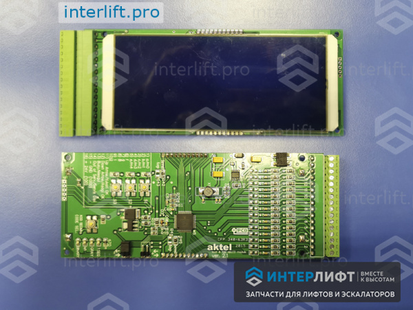 1576 Плата индикатора LCD AKTEL Ver2.1
